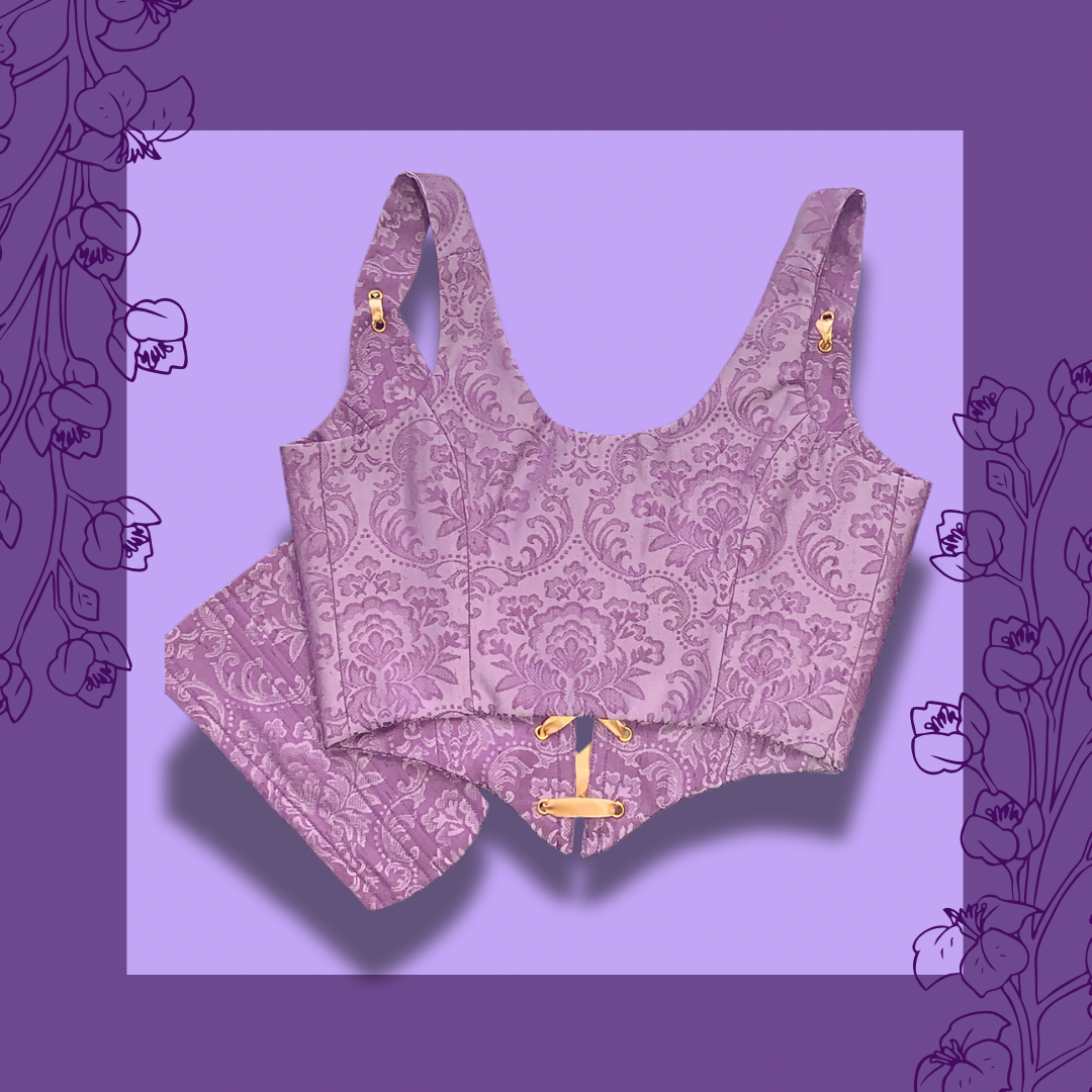 Corset snow réversible violet