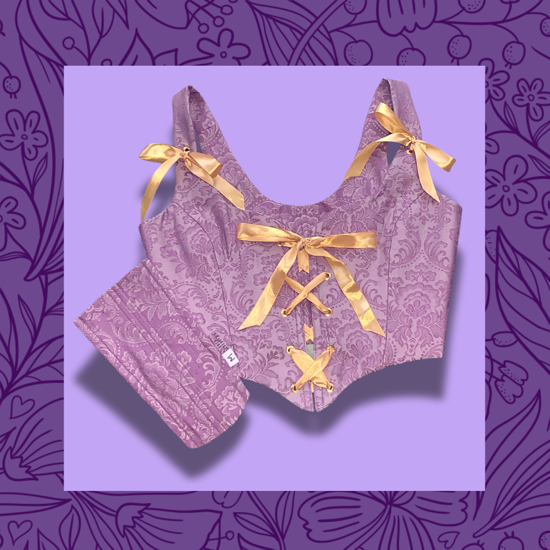 Corset snow réversible violet